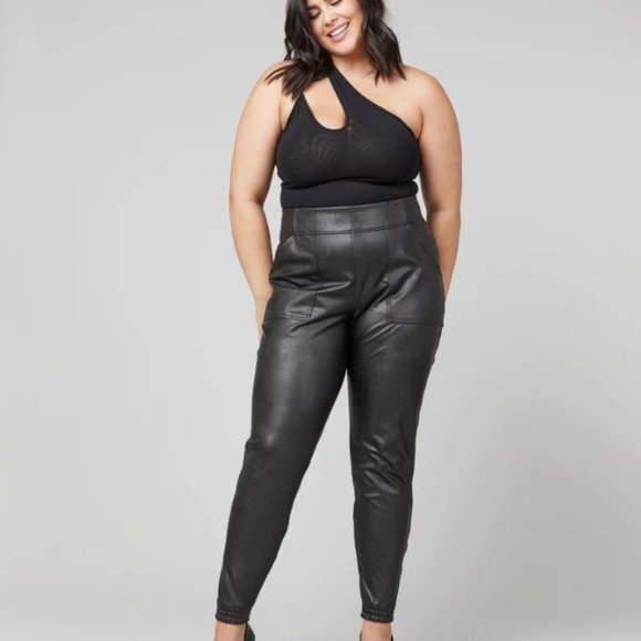 Spanx Leather-Like Logger Size Large - Picture 5 of 10